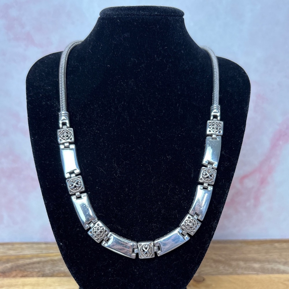 Brighton "Tribeca" Silver-Plated Collar Necklace